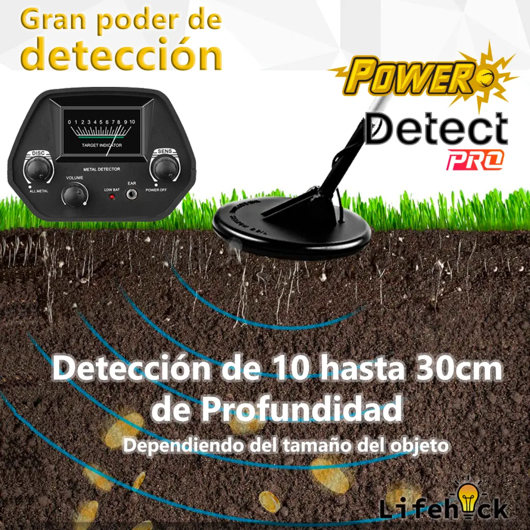 Detector De Metal Profesional Md4030 Pro Sumergible Oro Full - Imagen 4