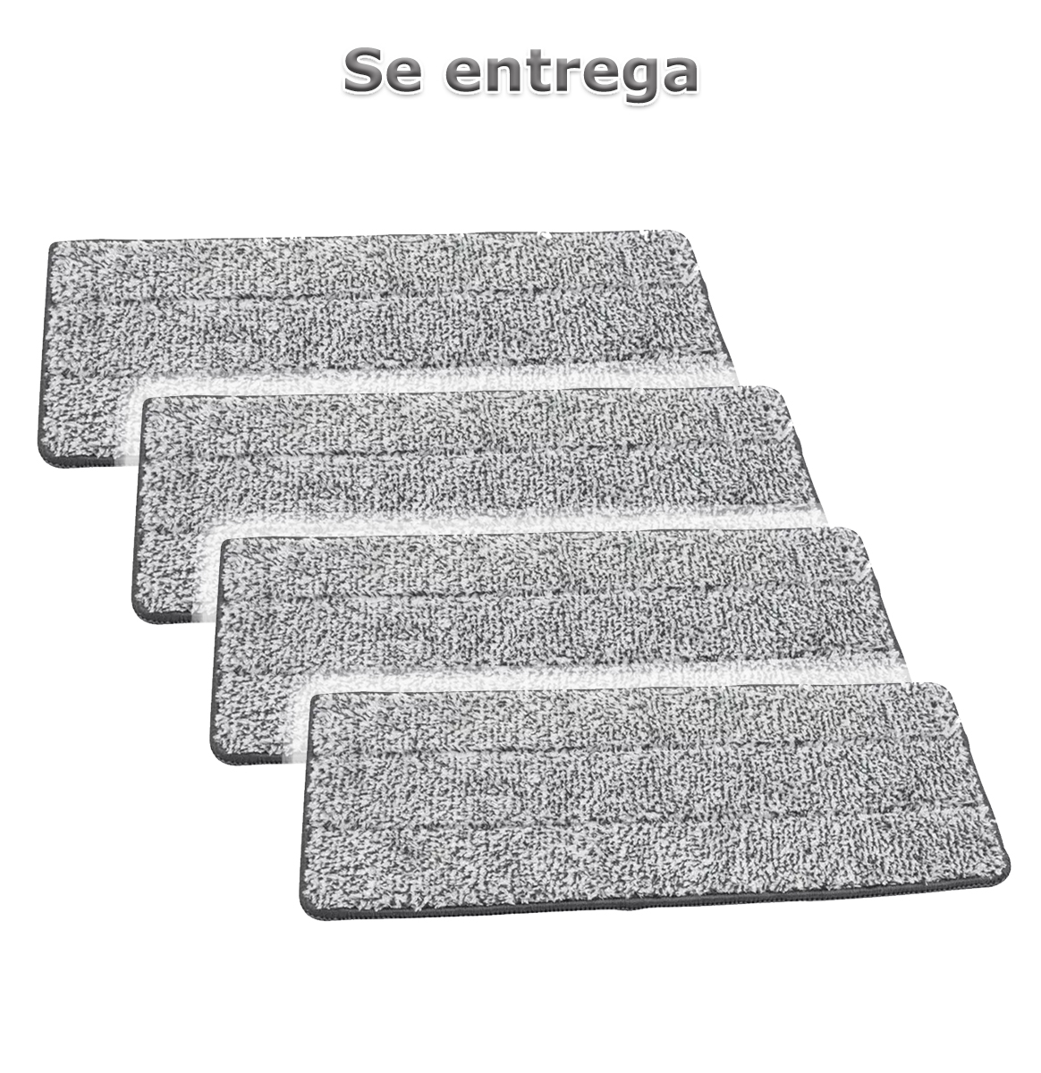 Pack X 4 Paños Microfibra Para Mopa Ultraplana Rectangular - Imagen 6