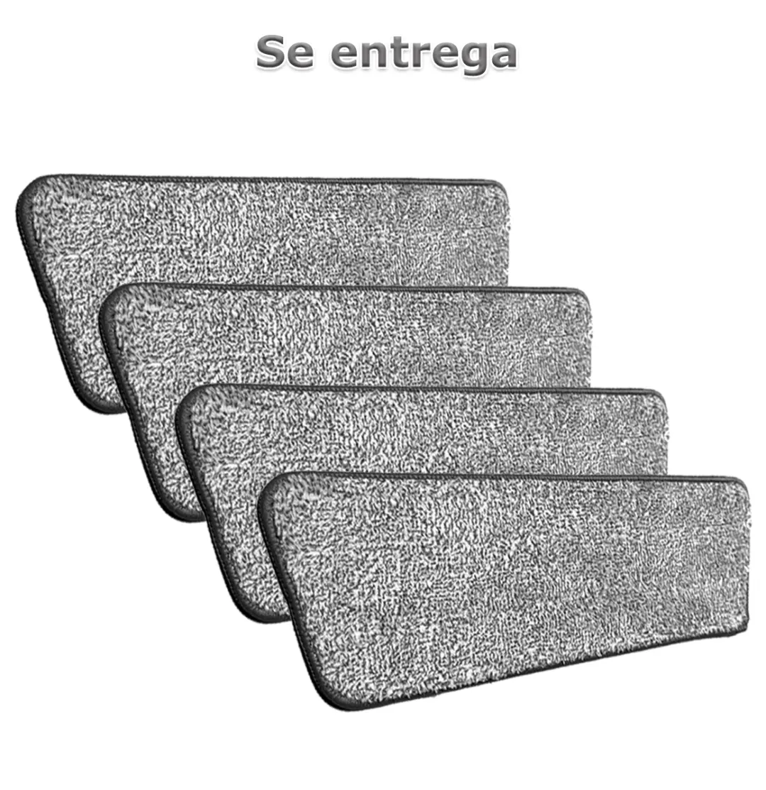 Set X 4 Repuesto Mopa Spray Microfibra Trapeador Lampazo - Imagen 2