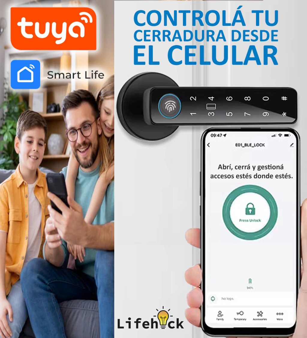 Cerradura Smart Lock WiFi LH-150 - Imagen 5