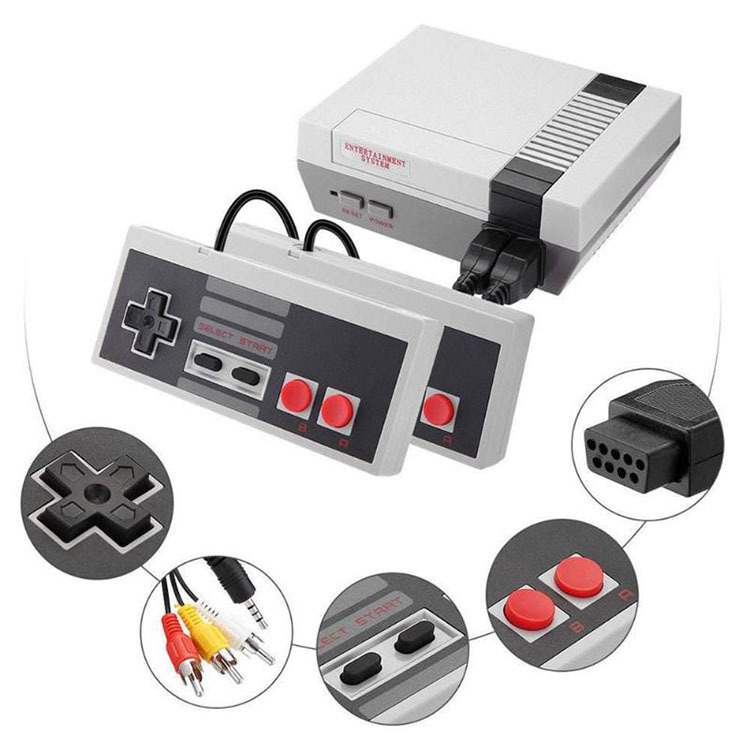Consola Mini De Videojuegos 620 Retro Games 2 Controles Tv - Imagen 4