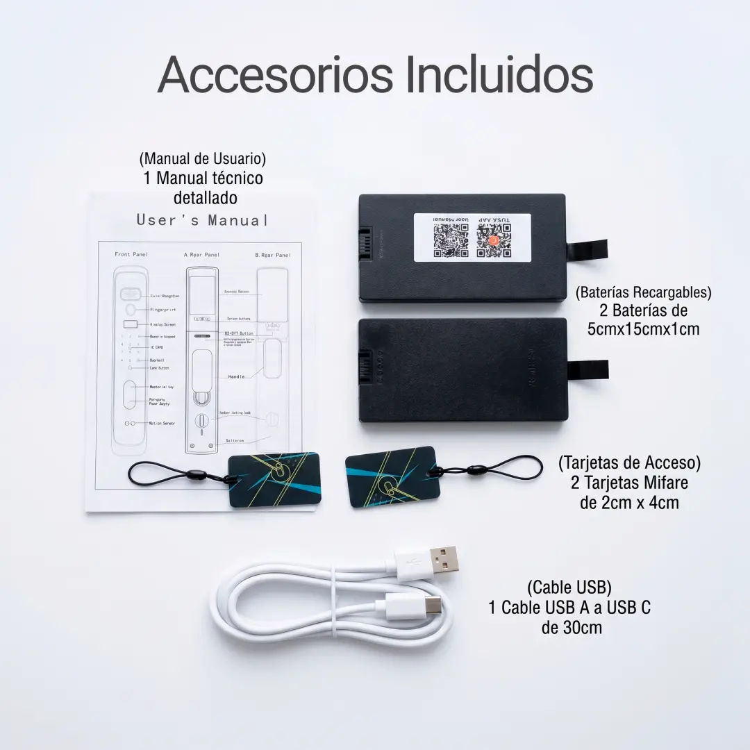 Cerradura smart Digital K9 WiFi + biometrica huella tuya App - Imagen 6