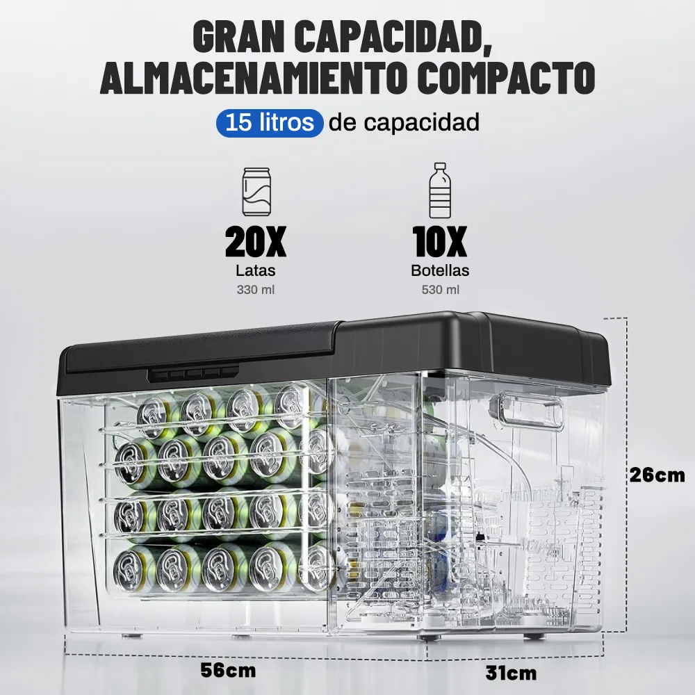 Heladera Freezer Portátil 15 Litros 12/24v - Imagen 5