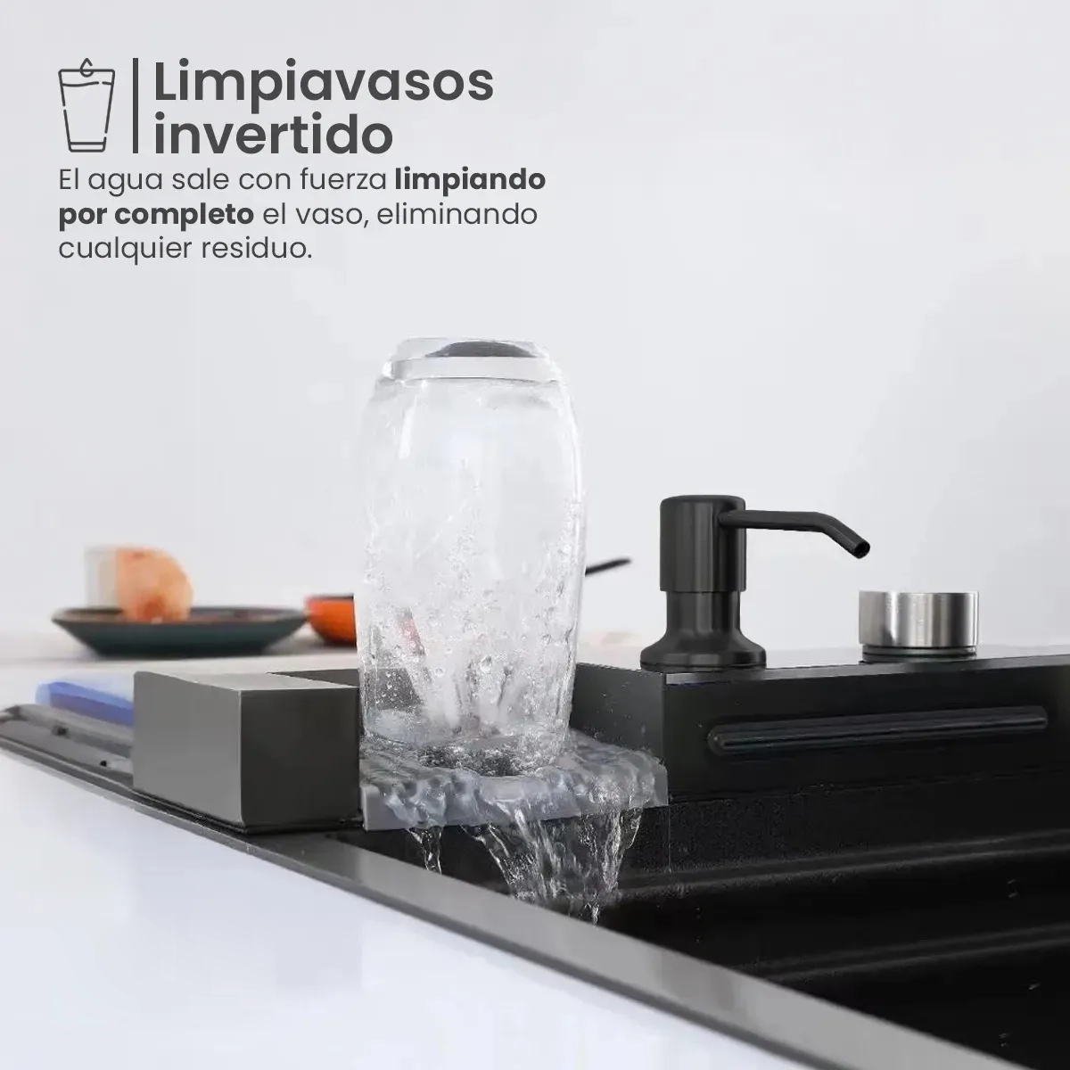 Bacha Cocina Inteligente Multifuncion Griferia Digital Led - Imagen 3